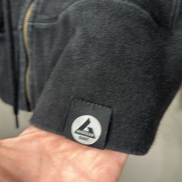 American Giant black full zip jacket size small - Picture 5 of 13